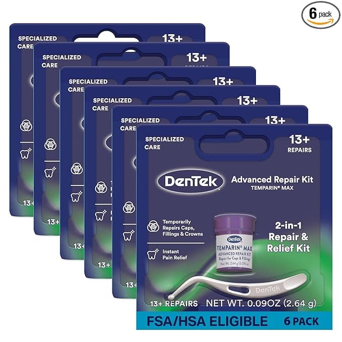 Pack of 6 DenTek Temparin Max Dental Repair Kits Only $11.45-$13.36 at Amazon!